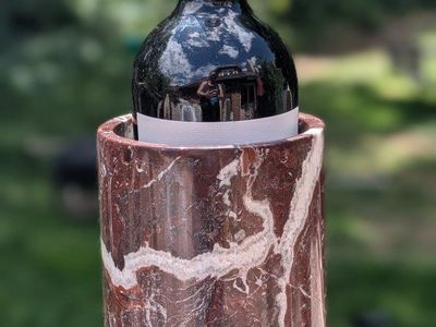 Stunning and Rare Burgundy Marble Wine Chiller Vase. $165 New