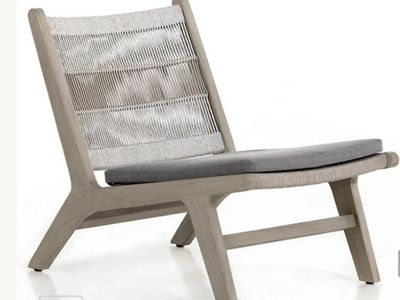 4 Four Hands Julian Outdoor Chairs Weathered Grey