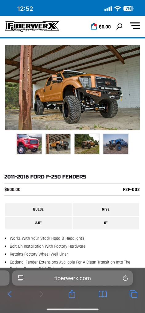 Fiberworkx Front And Back Fenders