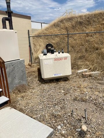250 Gal Above Ground Concrete Encased Fuel Storage Tank