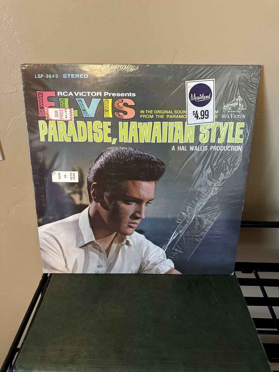 Elvis Presley Paradise, Hawaiian Style Vinyl LP RCA Victor Stereo Sealed