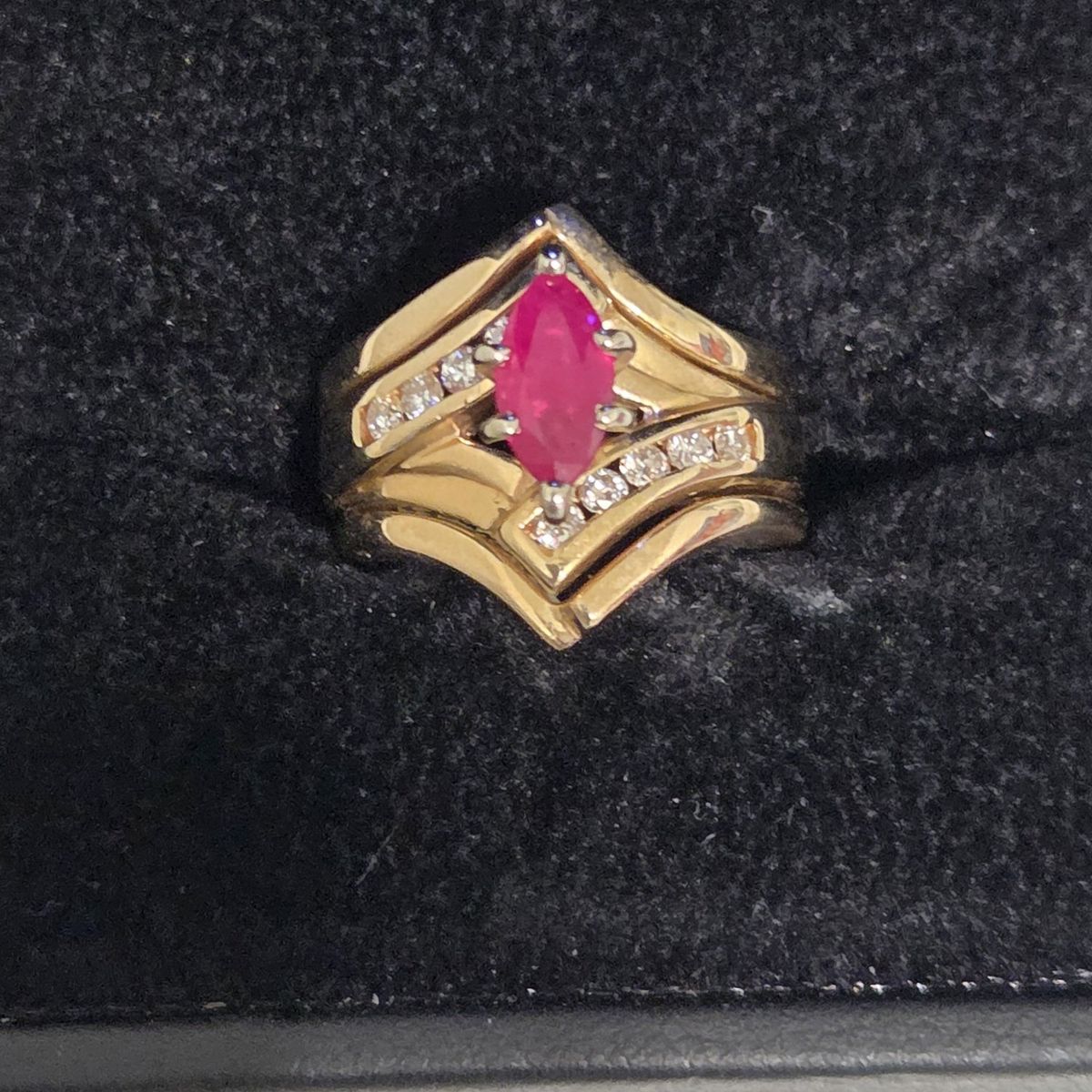 Ruby and Diamond ring