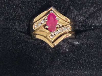 Ruby and Diamond ring