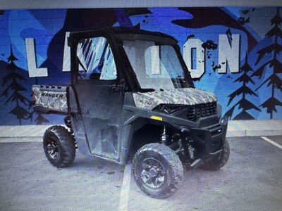 2023 Polaris Ranger SP 570 UTV Camo side-by-side with full cab enclosure only 600 miles