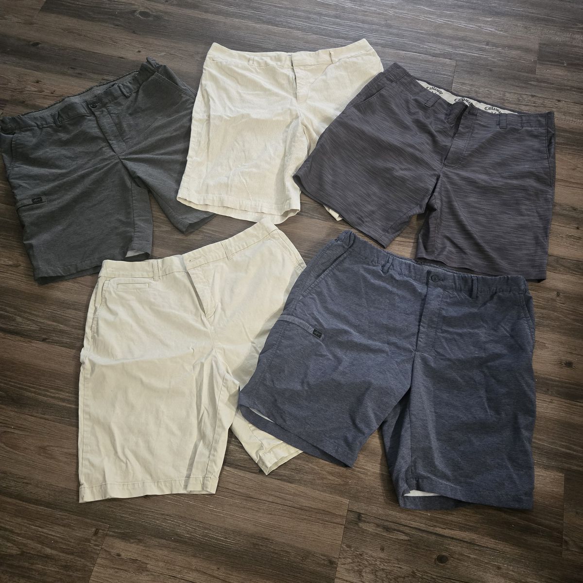Men's / Women's Golf Shorts (5 pairs)