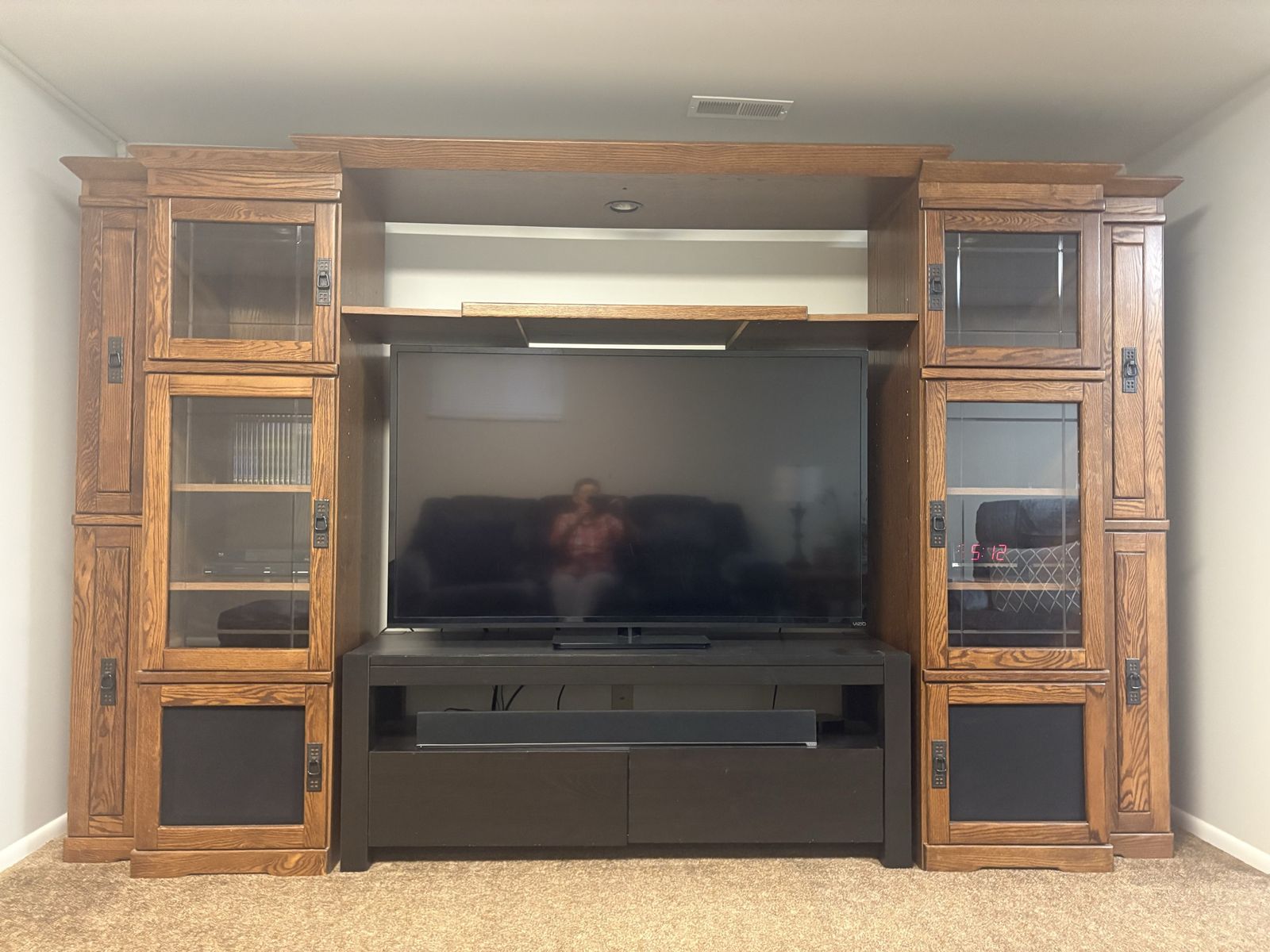 Lighted Entertainment Center