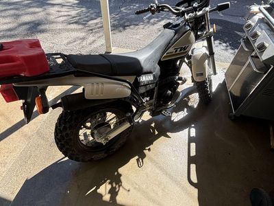 Yamaha TW200 Dual Sport Motorcycle, Fat Tire, Used