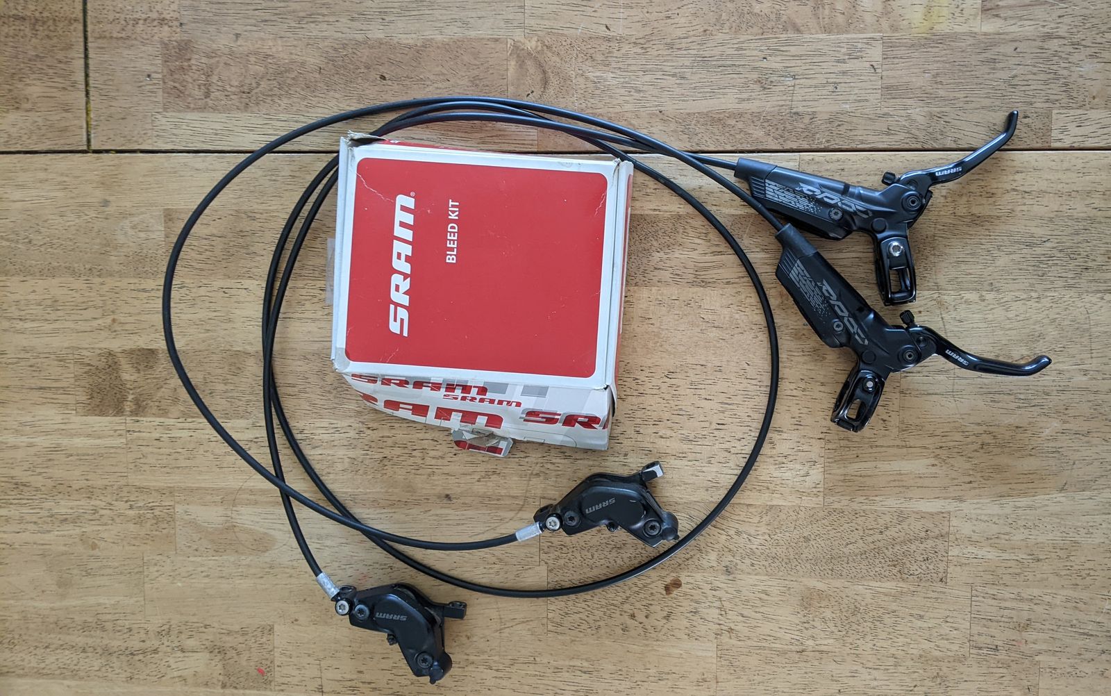 SRAM CODE R front and rear brakes