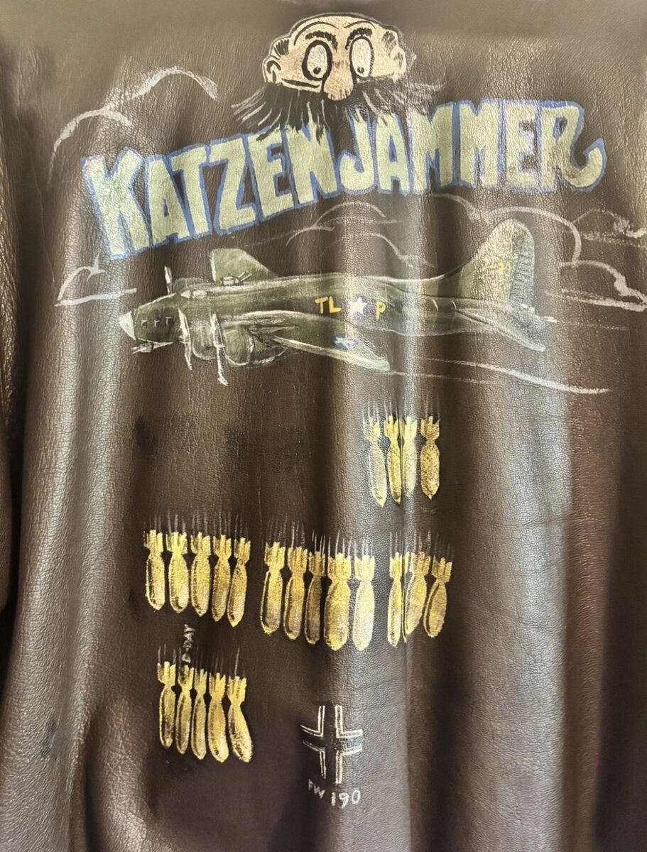 A-2 Flight jacket Leather WW2 Bomber Coat