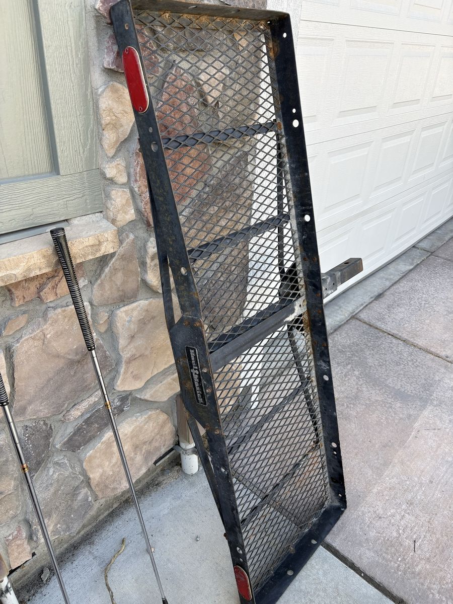 Haul-Master Hitch Mount Cargo Carrier Basket - Heavy Duty Steel, 500lb Capacity