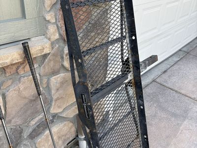 Haul-Master Hitch Mount Cargo Carrier Basket - Heavy Duty Steel, 500lb Capacity