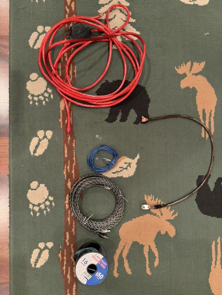 Sub And SPeaker wire