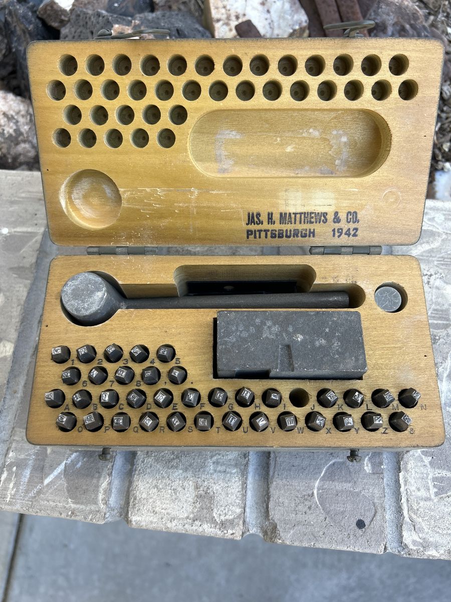 Metal Stamp Kit Antique