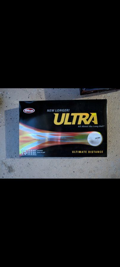 brand new Wilson Ultra Ultimate Distance Golf Balls - 12pack, New Longer Performance