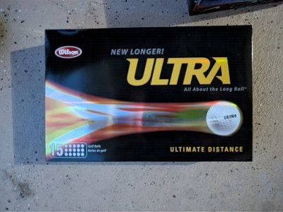 brand new Wilson Ultra Ultimate Distance Golf Balls - 12pack, New Longer Performance