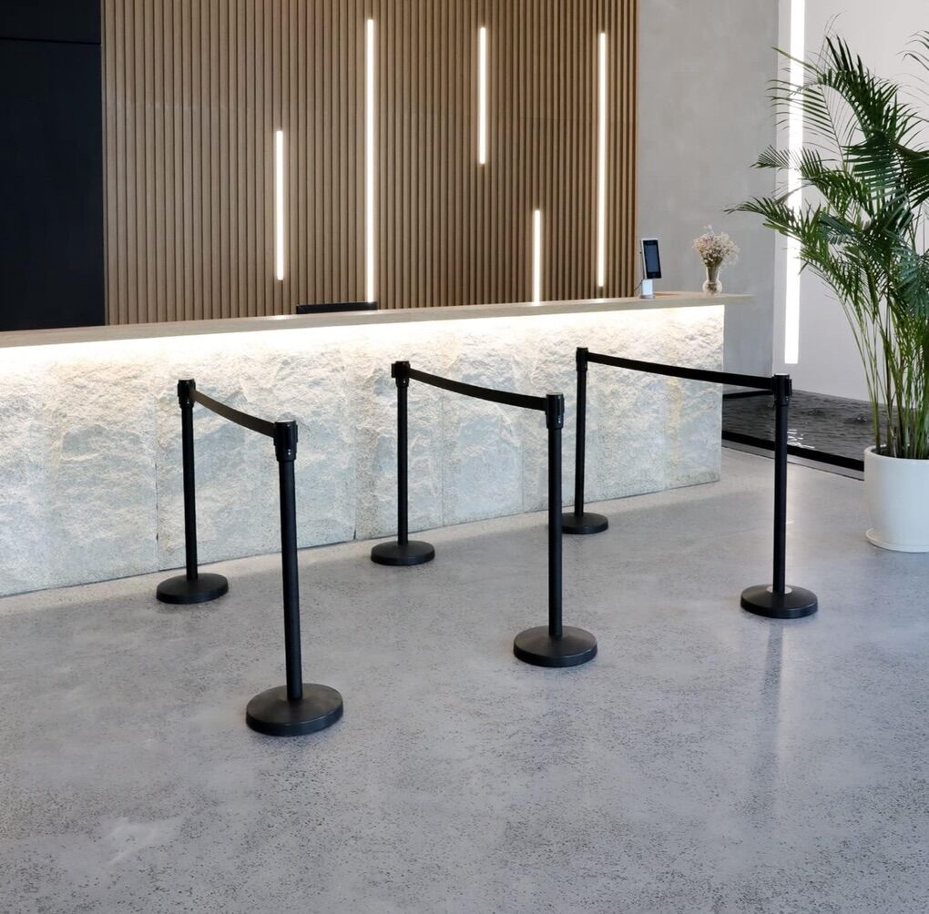 Crowd Control Stanchion Barriers Pack Of 8