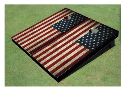 American Flag Cornhole Board set