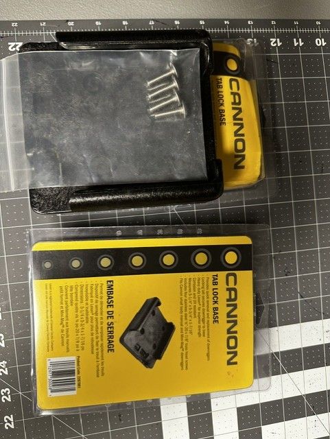 Cannon Tab Lock downrigger bases - 2