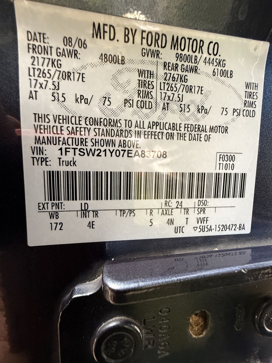 2007 Ford F-250 Lariat