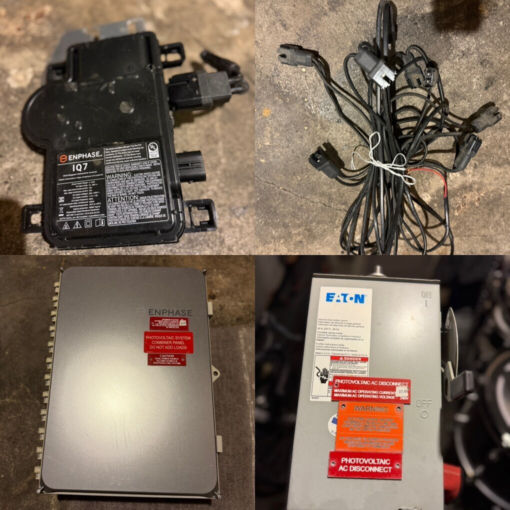 Enphase Solar Bundle IQ7 Inverters, Combiner, More