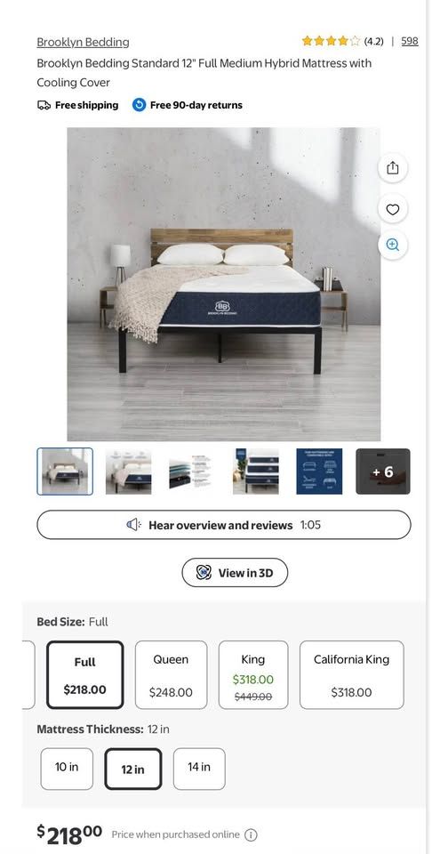 Full mattress