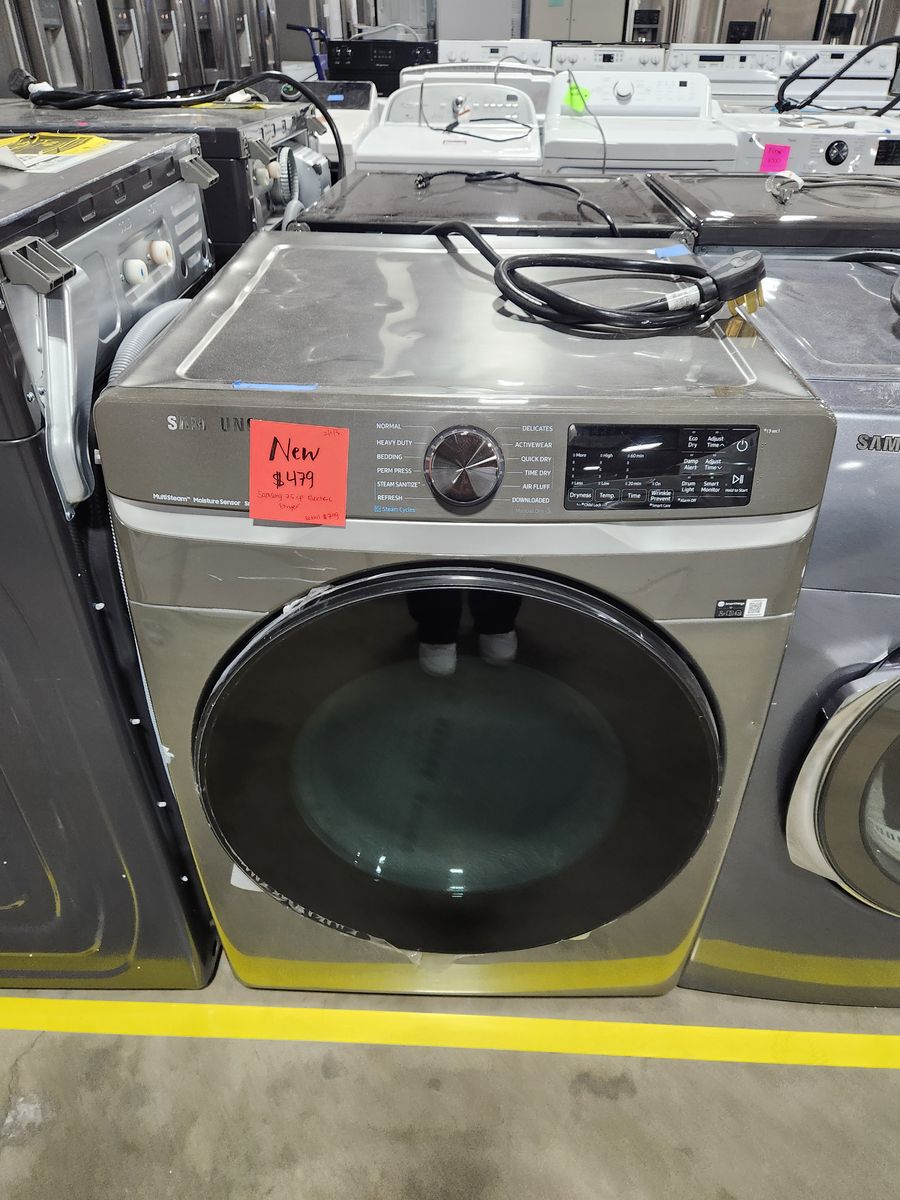 BRAND NEW! SAMSUNG 7.5 CF FRONTLOAD ELECTRIC DRYER!