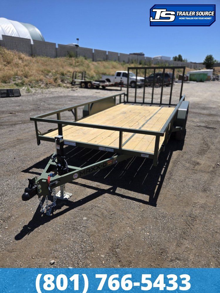 7x16 Maxx-D U3X Utility Trailer - 7K GVWR Dovetail