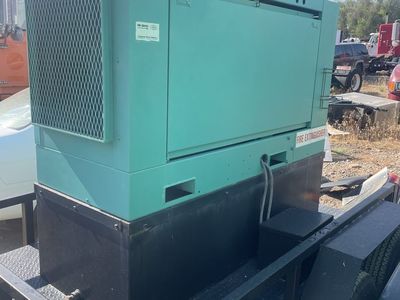 30 GenSet Diesel Generator on Utility Trailer - Used Industrial Power