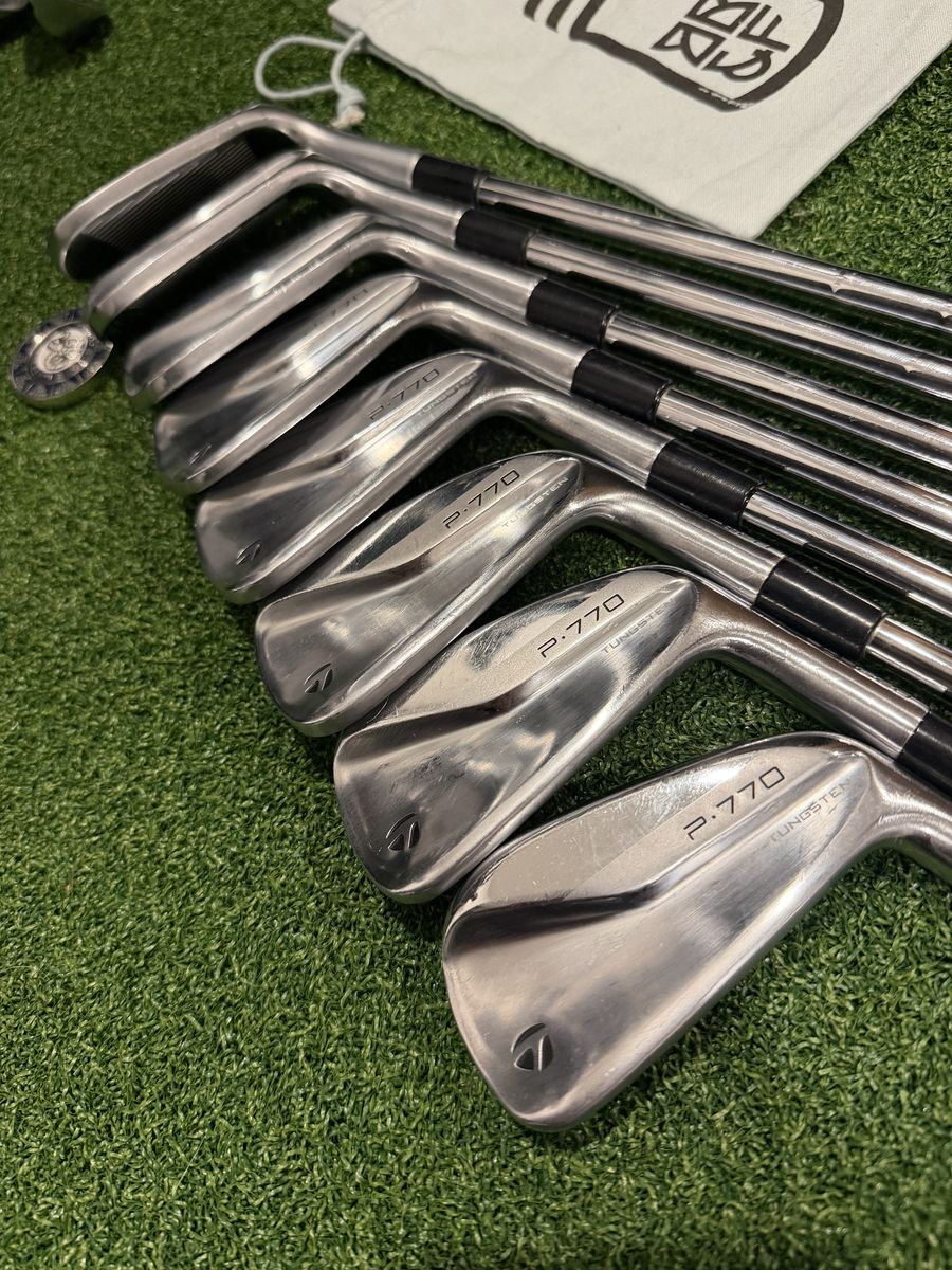 2020 Taylormade P770 Iron Set 4-PW, AW KBS Tour 120 Stiff Excellent