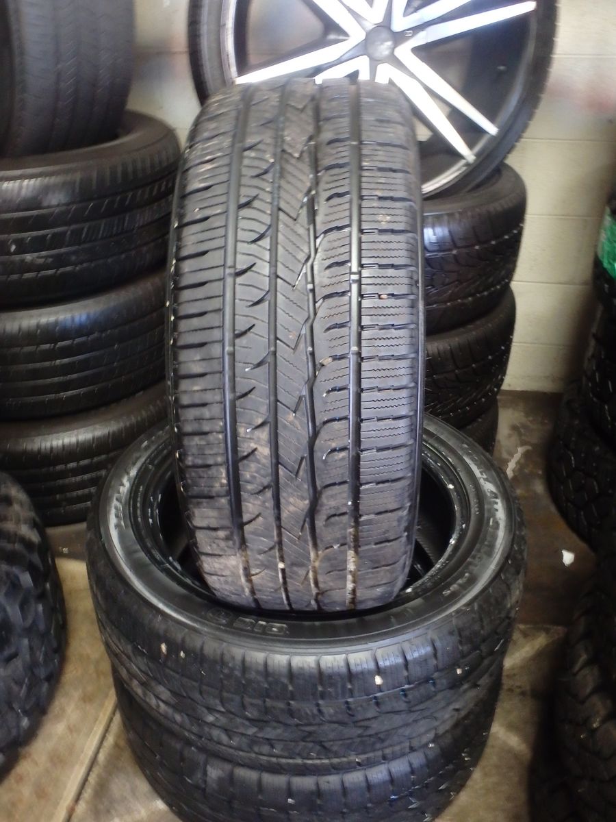 235/50R18 BIG O LEGACY ALL SEASON PLUS PAIR OF TWO USED TIRES