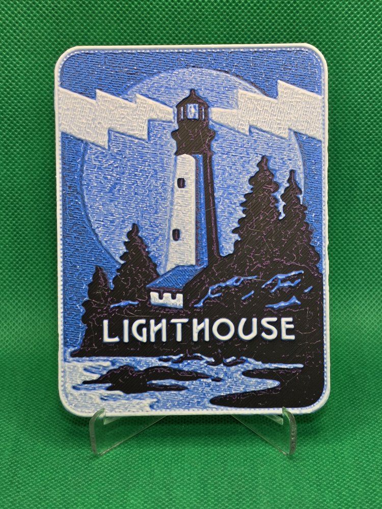 Lighthouse 3d printed patch - Noah Kahan