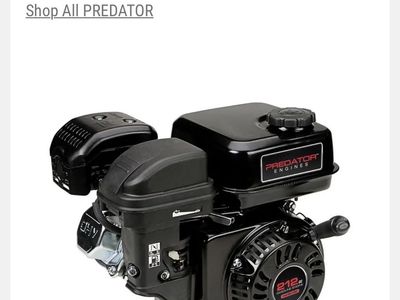 PREDATOR 6.5 HP (212cc) OHV Horizontal-Shaft Gas Engine, EPA, New in Box, 8.1 ft-lbs Torque