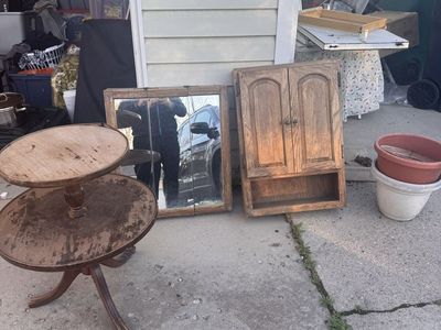 Cabinets And Coffee Table $10 Each