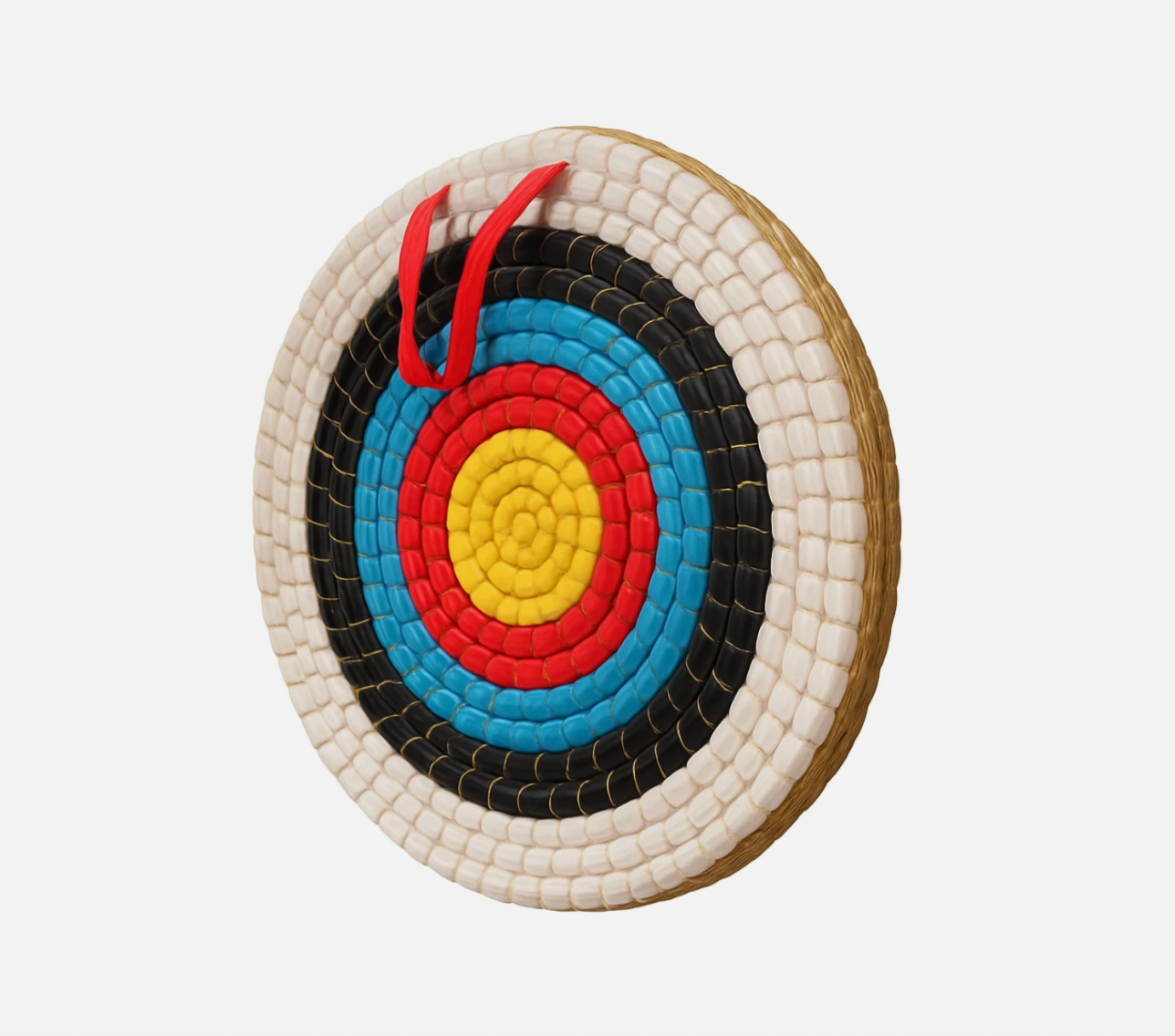 Handmade Straw Archery Target Round Traditional Bow 1 Layer Outdoor Practice