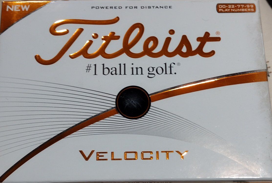 TITLEIST VELOCITY GOLF BALLS