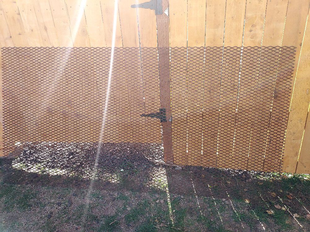 2 pieces of 4'x 8' expanded metal