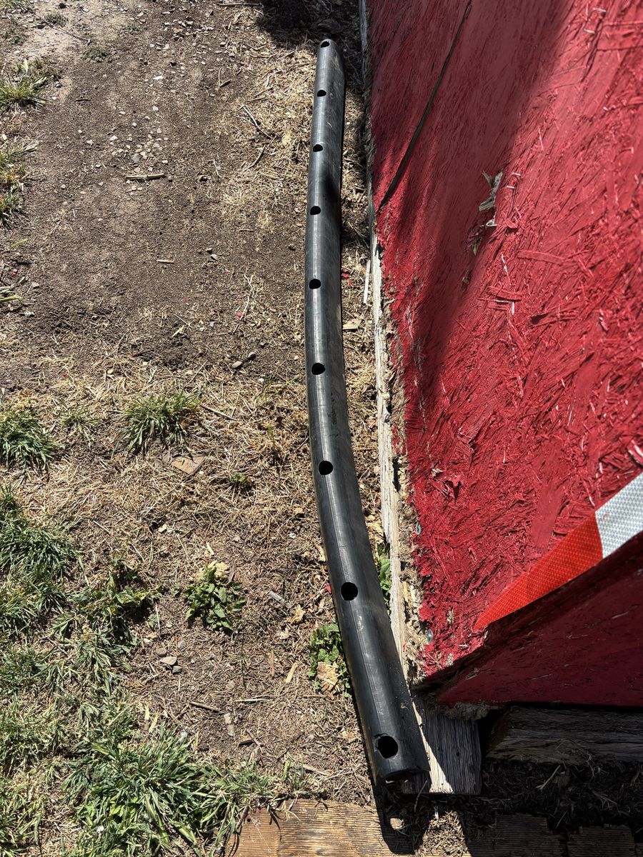 Rubber trailer bumper