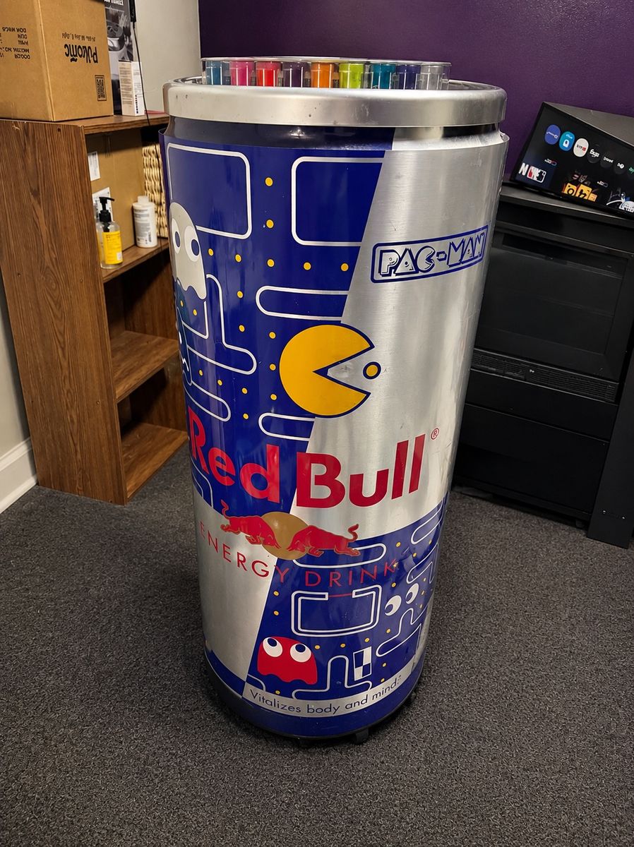 Redbull Pac-Man cooler/fridge