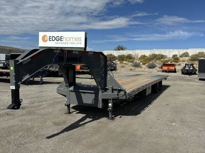 8.5x35 Diamond C FMAX-HDT 210 Gooseneck Hydraulic Dovetail Equipment Trailer - 25K GVWR -