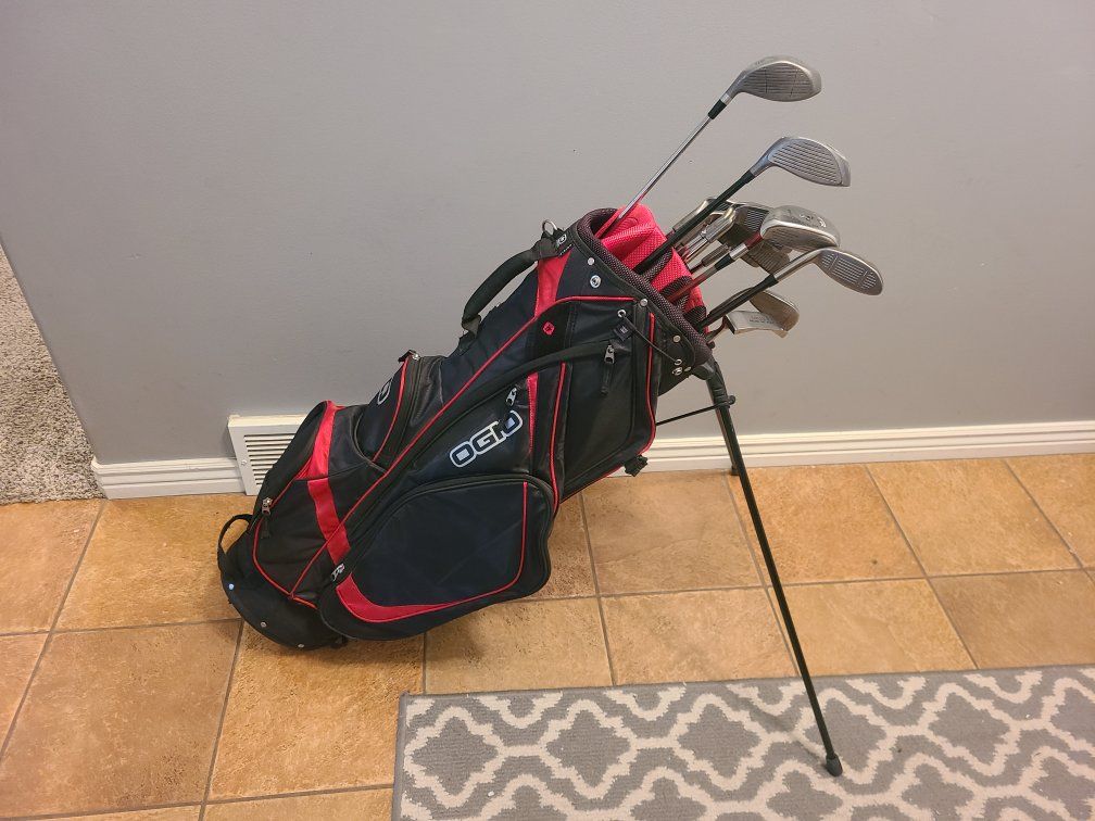 RH men's golf club set, you choose bag (ogio or ot
