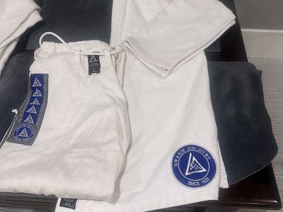 2 Jiu-Jitsu Gis Uniform A3 White - Includes extra bottoms