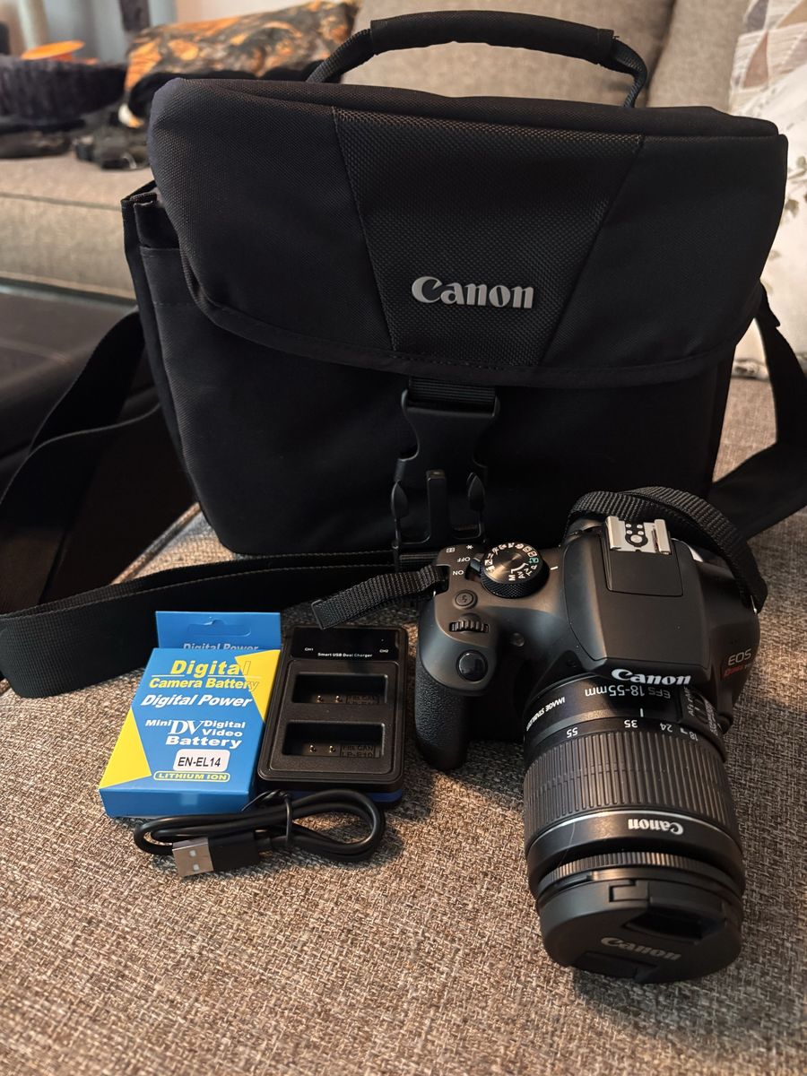Nice Canon t6 camera package
