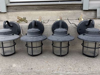 8” Farmhouse Style Lights (4)