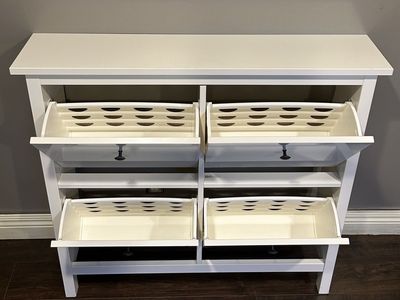 Tilt-Out Shoe Storage Cabinet