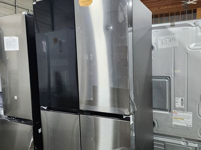 Brand New! Samsung Bespoke 4-Door French Door Refrigerator Stainless Steel & Black