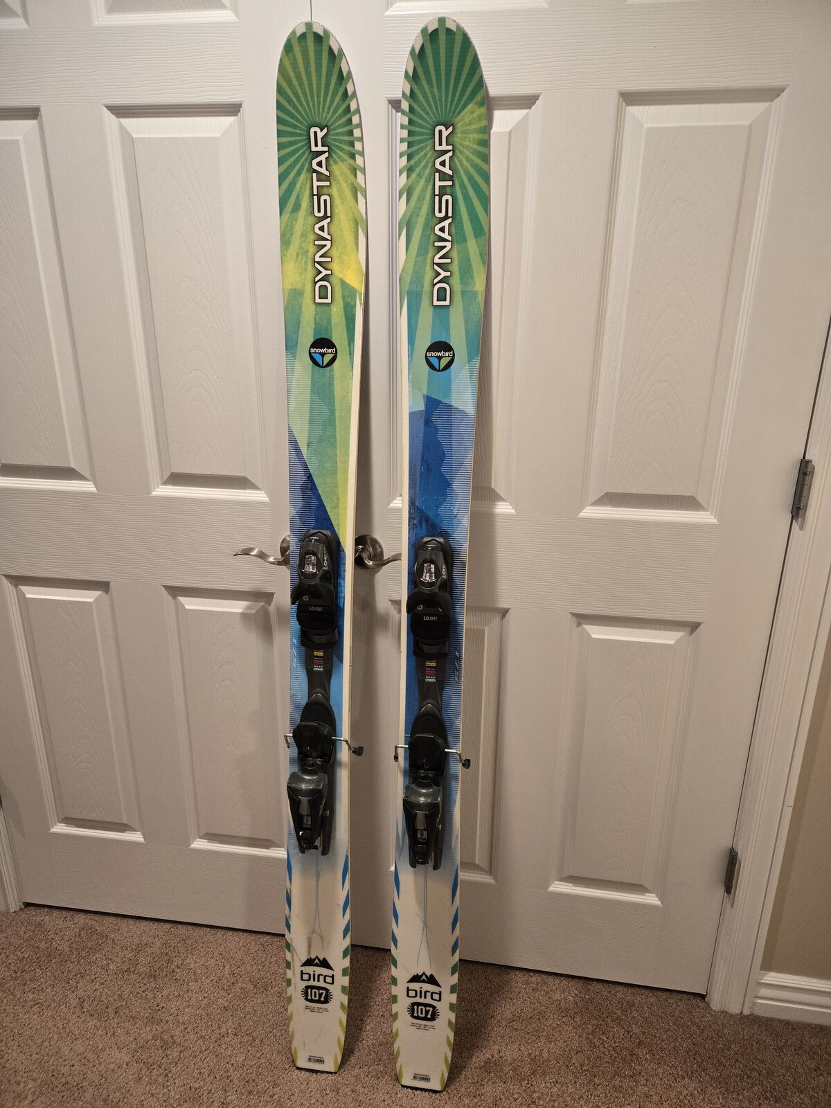 Dynastar Bird 107 CHAM 175 cm Skis With Look NX Adjustable Bindings