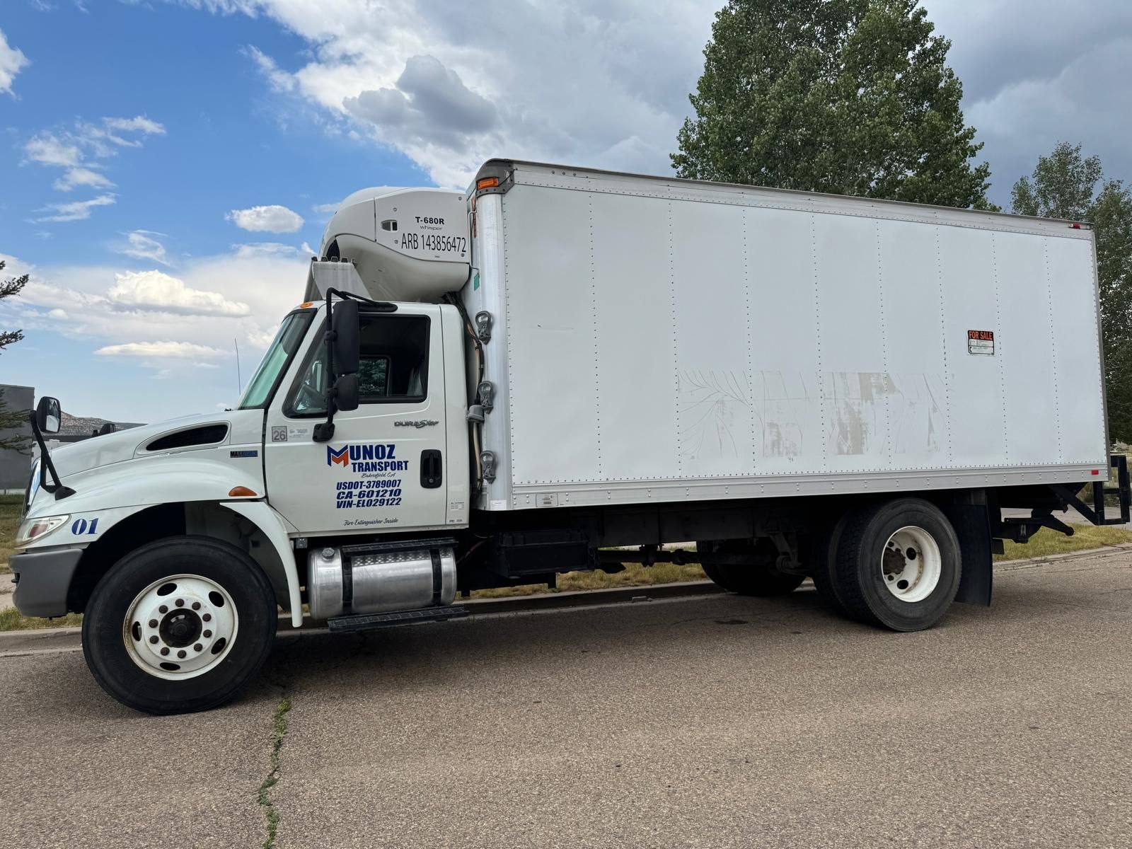 2014 International DuraStar 4300 Reefer Box Truck