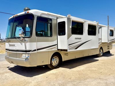 2004 holiday rambler ambassador diesel pusher 4 slides low miles $20,000