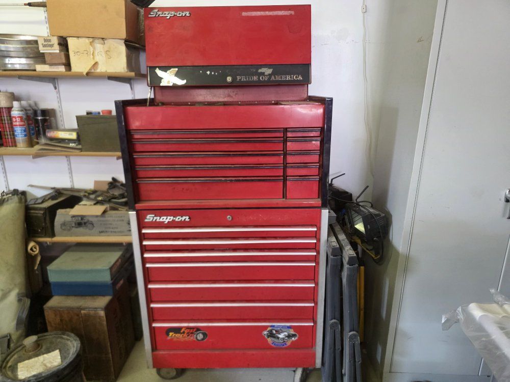 Snap-on Red Rolling Tool Box Combination Chest Set