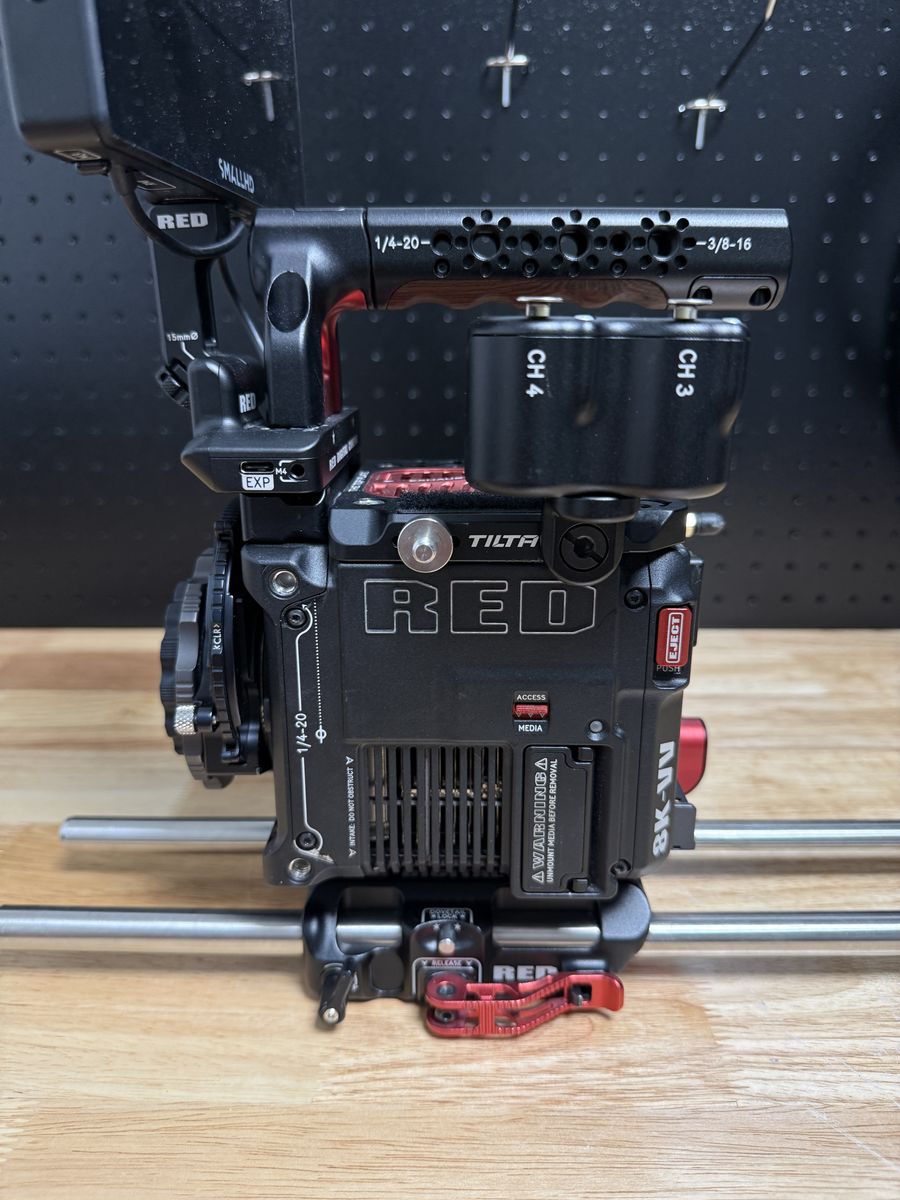 RED V-RAPTOR 8K VV Cinema Camera Production Package (RF + PL Mounts)